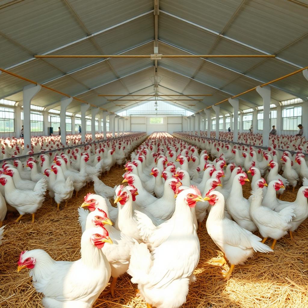 Inside our clean broiler farm in Calabar